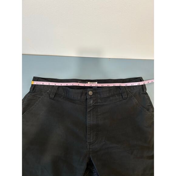 Carhartt mens Relaxed fit rugged canvas work pant size 40x32 black - Picture 7 of 9